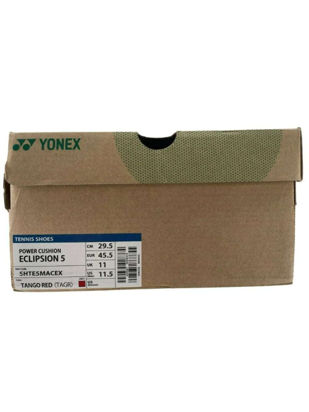 Yonex Power Cushion Eclipsion 5 Mens Tennis Shoes Tango Red Men's Size 11.5 NEW